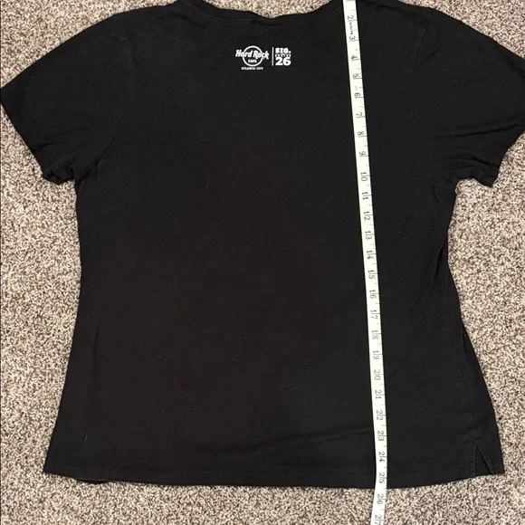 Bon Jovi Limited Edition Sword Heart Logo Hard Rock Cafe Black Tee Size L - Picture 6 of 8